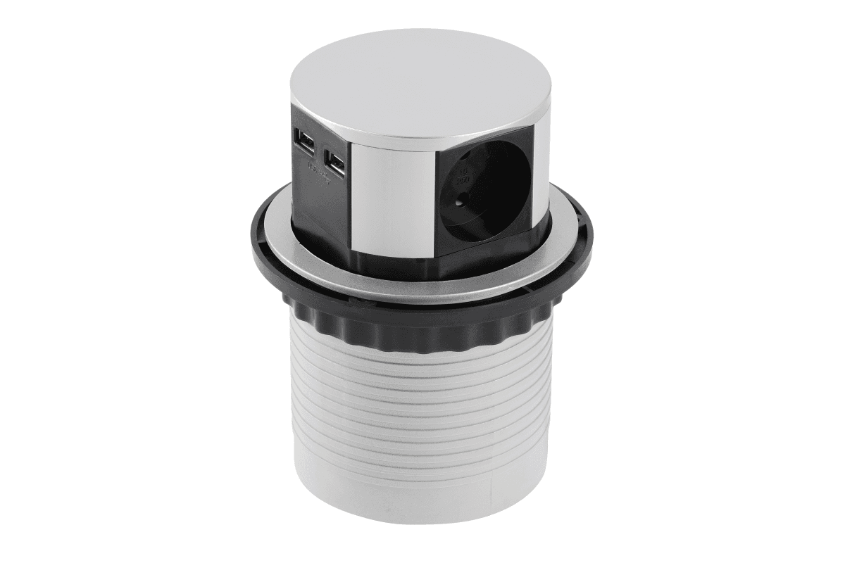 GTV AE-BPW3S100U-53 ROZETKA ÜÇLÜ DAİRƏVİ + USB