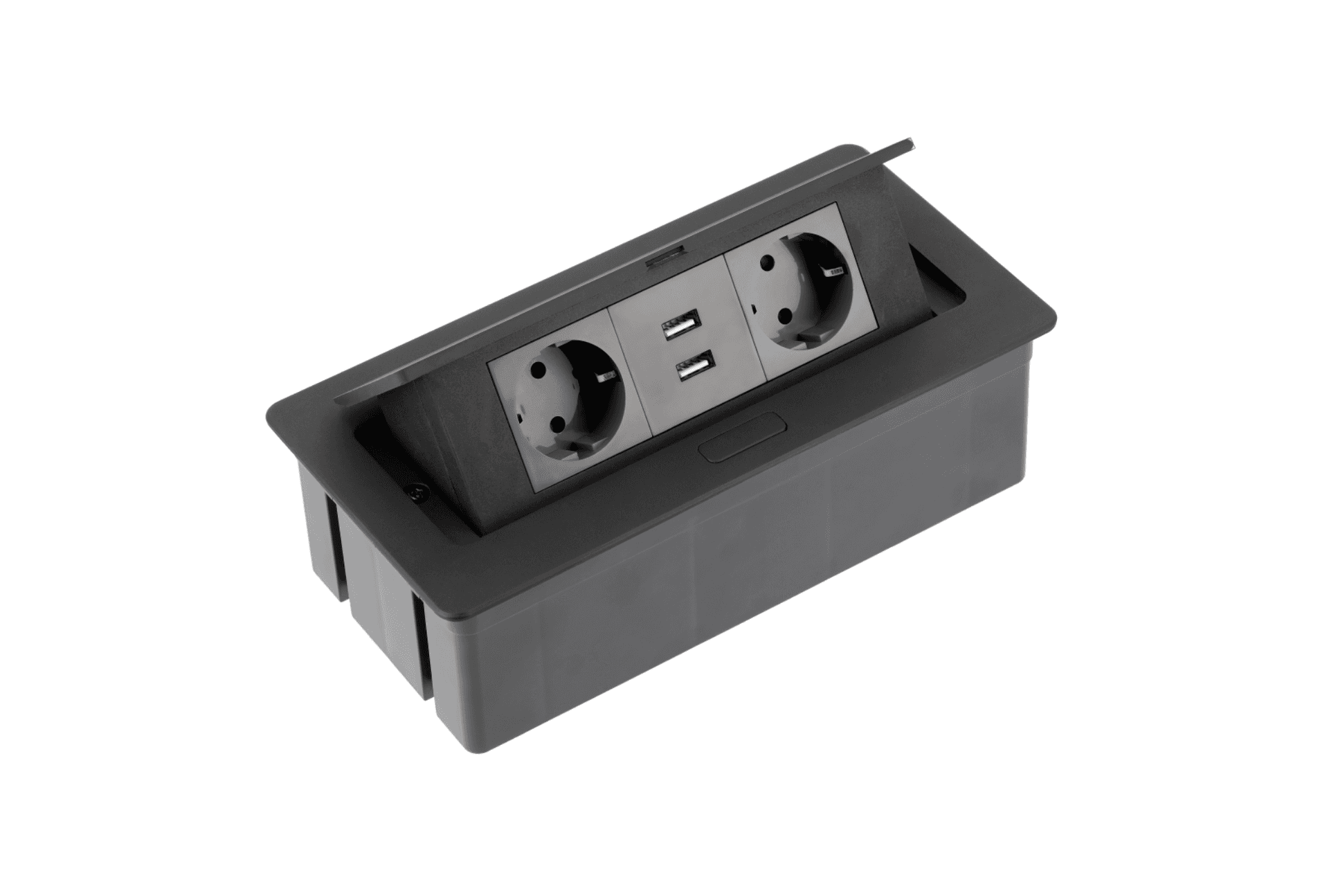GTV AE-PBSUC2GS-20N ROZETKA İKİLİ+USB