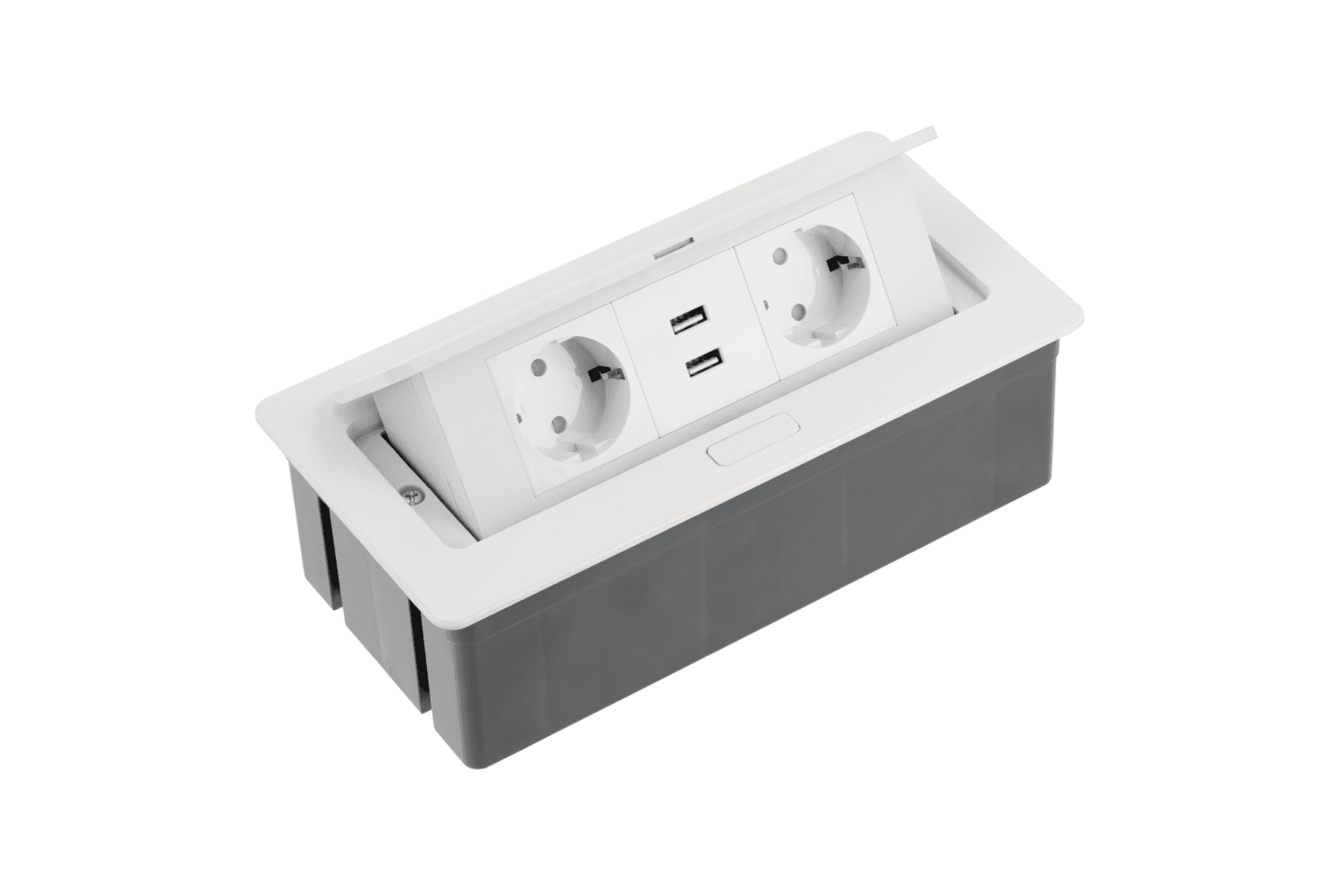 GTV AE-PBSUC2GS-10 ROZETKA İKİLİ + USB AĞ
